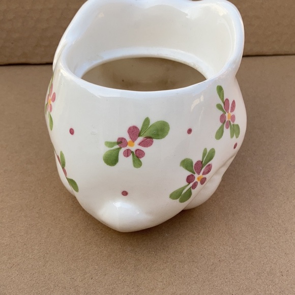 E SOLD Vintage WEISS bunny planter summer Avon Mother’s Day May Mom Garden - Picture 4 of 11